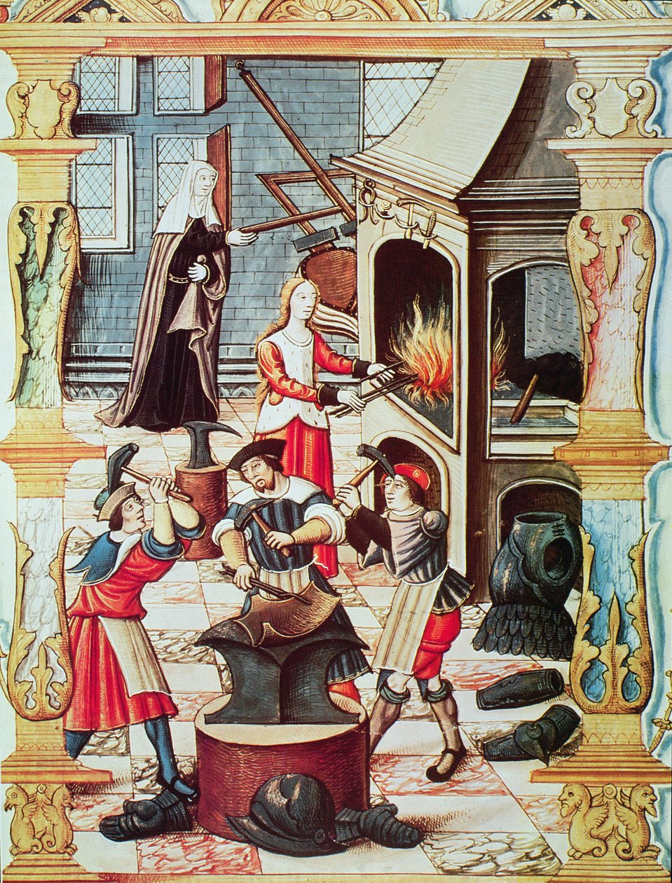 French_School_-_A_French_forge_of_the_16th_century_cop - Fenomeni